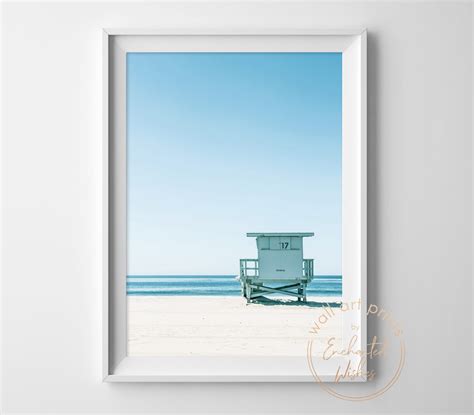 Beach Lifeguard Station Photo Print - Wall Art