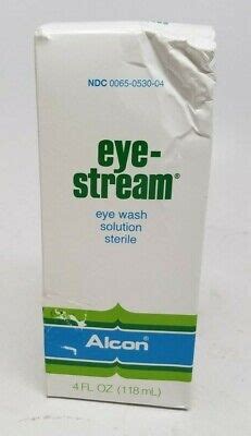 Alcon Eye Stream Eye Rinse Solution 4 oz by Alcon BOX DAMAGED 10/31/2020 300650530040 | eBay