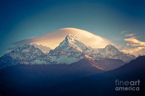 ANNAPURNA Sunrise Himalayas mountain Artmif Photograph by Raimond Klavins | Fine Art America