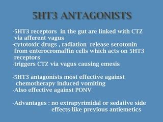 Antiemetics in anaesthesia | PPT