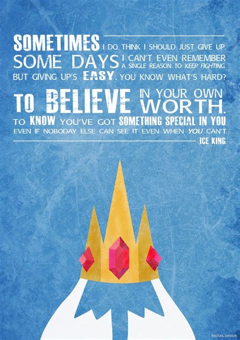 Ice King Quote Poster by JC-790514 | Adventure time quotes, Ice king, Adventure time art