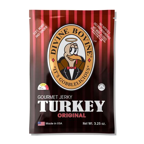 Turkey Jerky Pack (includes 4 bags) – Divine Bovine Jerky