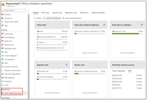 Exploring Azure Firewall Policy Analytics - Microsoft Community Hub