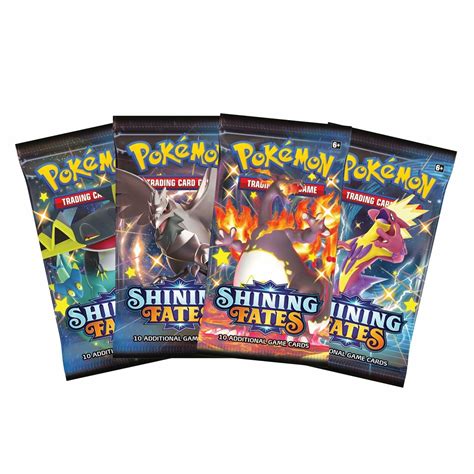 1x Official Pokémon TCG Shining Fates New Booster Pack Factory Sealed Random Art | eBay