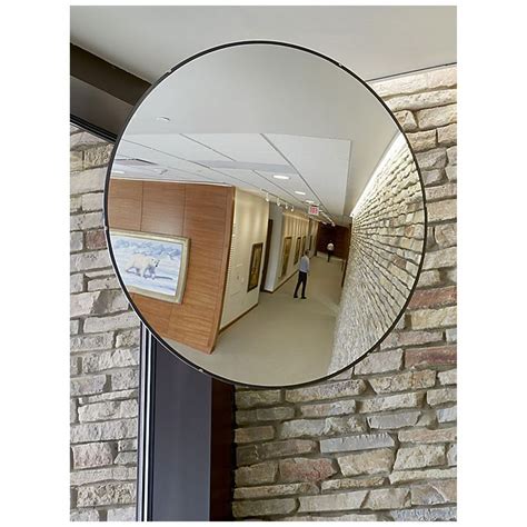 FRED SILVER Convex Security Mirror, Indoor - 797ZR1|PLX-36-T - Grainger