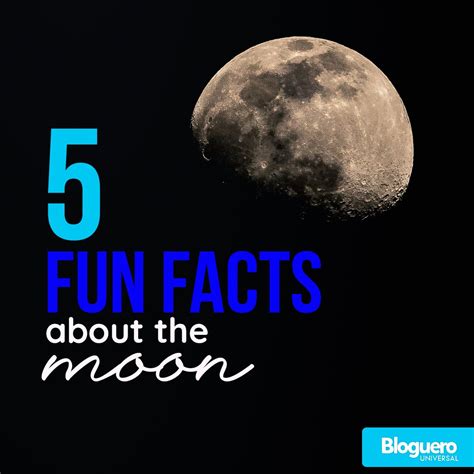 Fun facts about the moon / Datos curiosos sobre la luna - Yoors