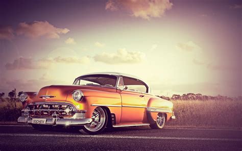 Classic Chevrolet car wallpaper | A dramatic Classic Chevy shot! | Chevrolet wallpaper, Car ...