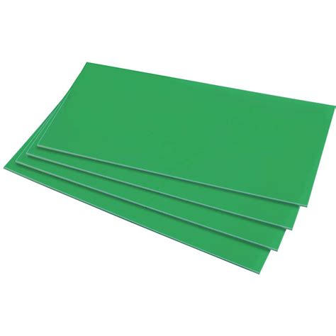 HIPS 1.0mm Sheet - 254mm x 457mm - Green | 254mm x 457mm x 1mm HIPS ...