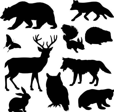 Animals clipart silhouette, Animals silhouette Transparent FREE for download on WebStockReview 2022