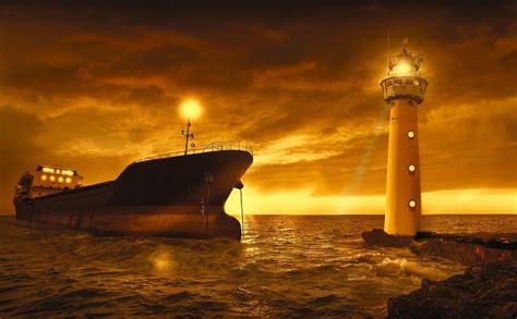 Pictures Images, Free Pictures, Free Photos, Lighthouse Lighting, Lighthouse Pictures, Sunset ...