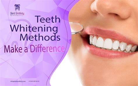 Teeth Whitening Methods - Dent Ümitköy