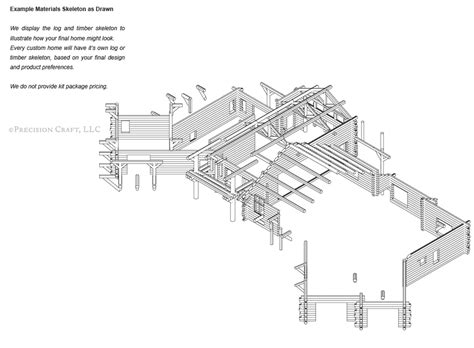 Blue Ridge | Log home floor plan