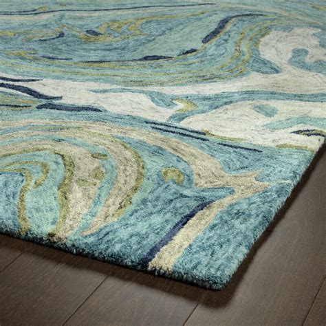 Bargas Hand Tufted Wool Teal Area Rug & Reviews | AllModern