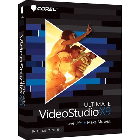 Corel VideoStudio X9 Ultimate (Boxed) VSPRX9ULMLMBAM B&H Photo