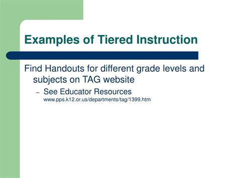 PPT - Tiered Instruction PowerPoint Presentation, free download - ID:500469