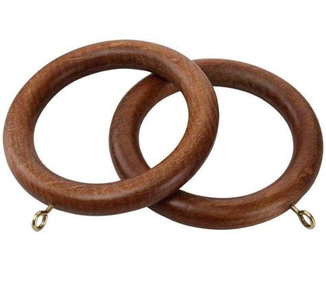 Cameron Fuller 50mm Wooden Curtain Rings - 6 Per Pack