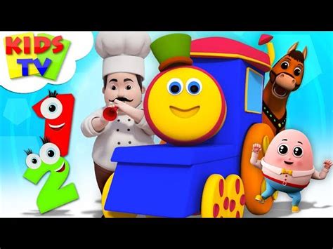 Cute Cartoon Kids Songs For Babies | Bob The Train Nursery Rhymes - Kids Tv - Videos For Kids