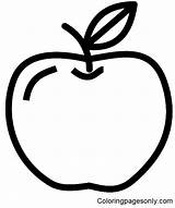 81 Free Printable Apple Coloring Pages sketch template