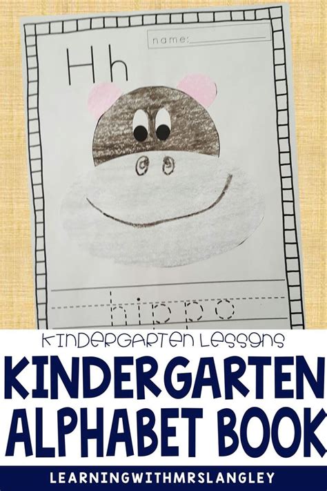 Alphabet Book for Kindergarten in 2021 | Alphabet kindergarten, Kindergarten books, Alphabet book