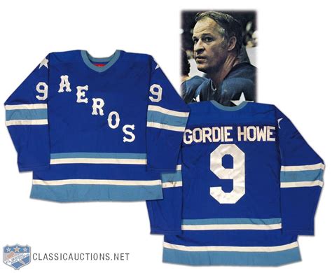 Lot Detail - 1970s Gordie Howe WHA Houston Aeros Game Jersey