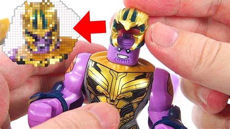 LEGO Marvel Infinity Saga Avengers Endgame Thanos Big figures Comparison｜Mix up Thanos with ...