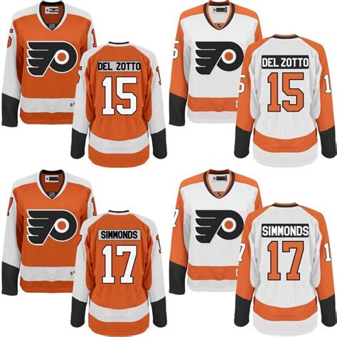 2017 2016 Women Philadelphia Flyers Jerseys 15 Del Zotto 17 Wayne ...