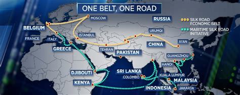 Map showing areas under one belt one road initiative. | Download ...