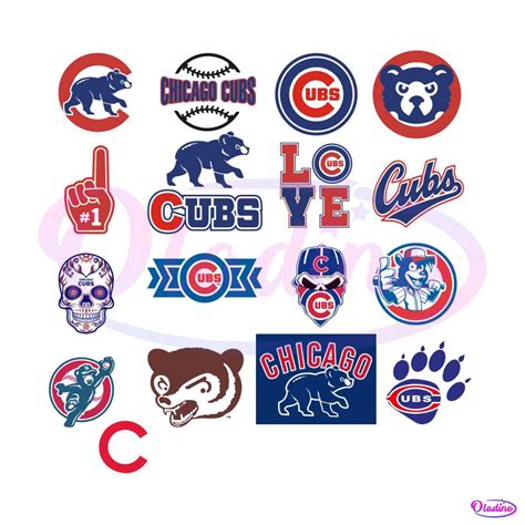 Bundle Chicago Cubs Logo Svg MLB Team SVG Bundle - Oladino