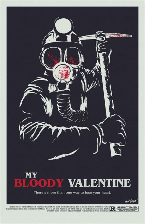 My Bloody Valentine (1981) | February | Horror artwork, Valentines movies, Horror movie posters