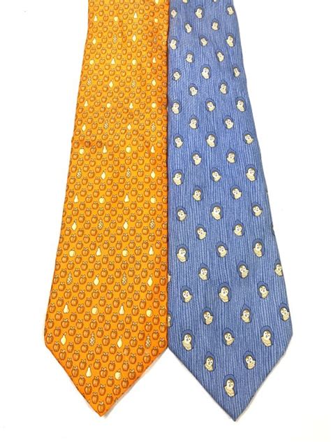 Hermès - Hermes silk ties - Tie - Catawiki