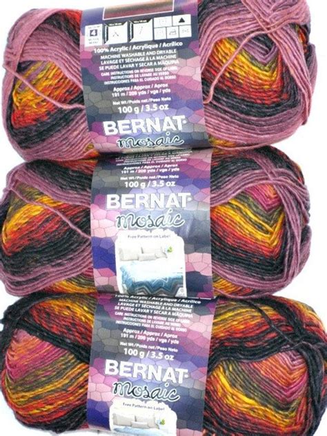 Items similar to Bernat Mosaic Yarn in color Medusa 44707 - 1 skein on Etsy