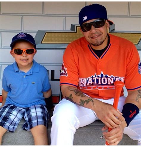 Yadi and his son 2014 All Star Game | St louis cardinals baseball, St louis baseball, Stl cardinals