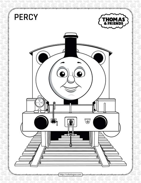 Percy The Small Engine Coloring Pages Coloring Pages