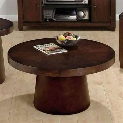 Wooden Round Center Table at Rs 990/square feet | Center Table in ...