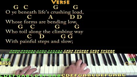 It Came Upon a Midnight Clear (CHRISTMAS) Piano Cover Lesson in G with Chords/Lyrics - YouTube