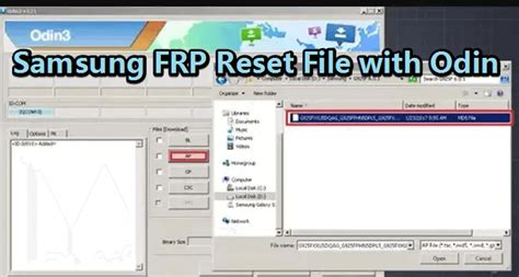 Samsung FRP Reset Firmware File with Odin & the Easist Tool