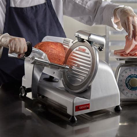 Avantco SL309 9" Manual Gravity Feed Meat Slicer - 1/4 hp