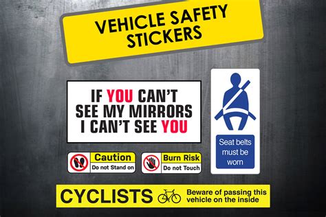 Vehicle Safety Stickers