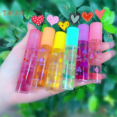 TMS Flower Strawberry Colorless Lip Gloss Transparent Lipstick Makeup-buy at a low prices on ...