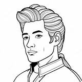 Gojo With Black Hair Coloring Page  Pagescom sketch template