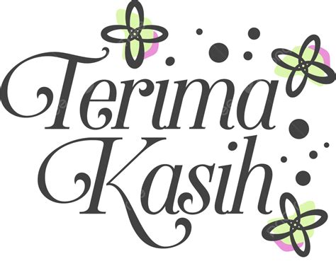 Terima Kasih Vektor Gratis, Terima Kasih, Pepatah, Teks PNG dan Vektor dengan Background ...