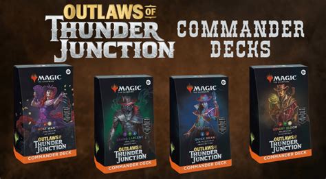 Outlaws of Thunder Junction Commander Decks - Card Game Base