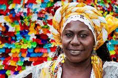 A Brazilian woman, practising candomblé (the Afro-Brazilian animistic ...