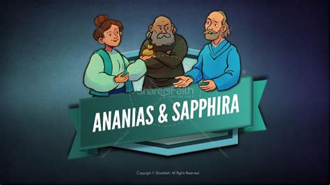 Acts 5 Ananias and Sapphira Kids Bible Stories | Kids Bible Stories