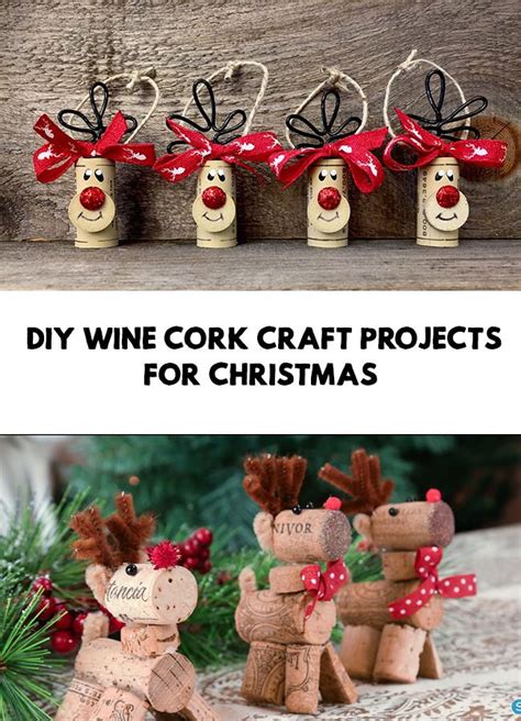 DIY wine cork craft projects for Christmas | Arte e decoração ...