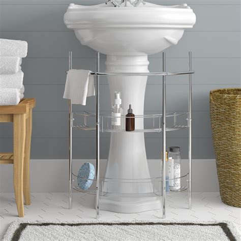 Bathroom Storage Around Pedestal Sink – Bathroom Information