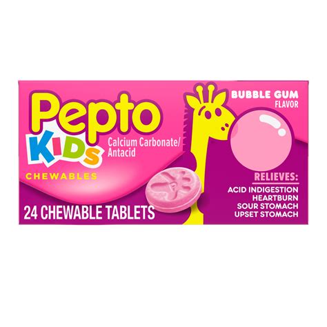 Pepto Kid's Chewable Tablets