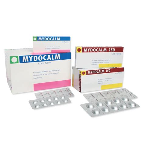 Mydocalm Dosage & Drug Information | MIMS Thailand