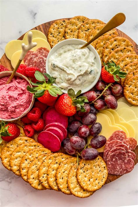 Valentine's Day Appetizer Board - This Healthy Table