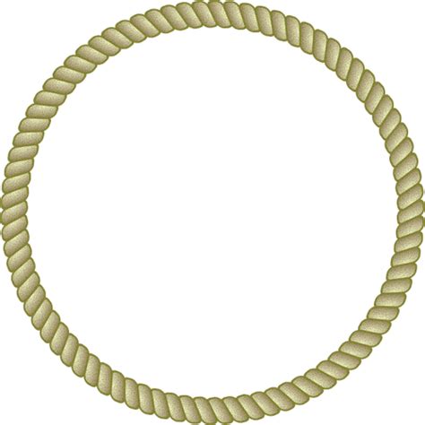 Round rope frame vector image | Public domain vectors | Rope frame, Baroque frames, Vector images